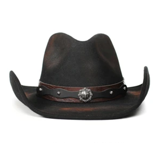 Leather hat
