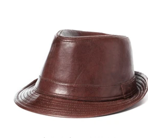 Leather hat