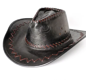 Leather hat