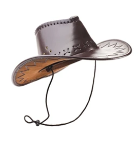 Leather hat